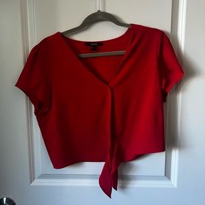 Forever 21 Red Crop Top